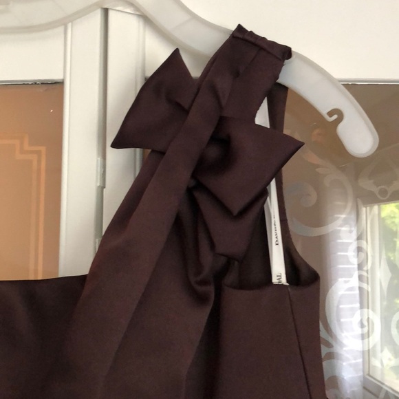 David's Bridal Truffle Brown Bridesmaid dress - Picture 2 of 4